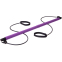 Палка гімнастична бодібар для фітнесу з еспандерами SP-Sport FI-2448 0,9м черный-фиолетовый