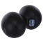 М'яч масажний подвійний для МФР та самомасажу Duoball BODY SCULPTURE SXBB-0122-B ø6,5см чорний