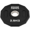 Блины диски полиуретановые 2 Handle металлическая втулка HAMMER STRENGHT TA-9986-2_5 ø50мм 2,5кг черный