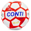 М'яч футбольний CONTI BALLONSTAR EC-08 №4 PU білий-червоний