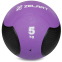 Мяч медицинский медбол Zelart Medicine Ball FI-5121-5 5кг фиолетовый-черный