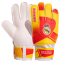 Воротарські рукавиці REAL MADRID FB-6460-1 розмір 8-10 червоний-жовтий