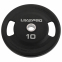 Блины диски полиуретановые 2 Handle металлическая втулка LiveUp LP8337-10 ø51мм 10кг черный