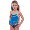 Купальник для плавання злитий дитячий ARENA MADEUP KIDS AR-23171-33 2-5 років синій-помаранчевий