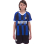 Форма футбольна дитяча з символікою футбольного клубу INTER MILAN домашня 2020 SP-Planeta CO-0996 6-14 років синій-чорний
