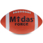 Мяч для американского футбола Midas force FB-3715 оранжевый