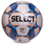 М'яч для футзалу SELECT FUTSAL MIMAS IMS Z-MIMAS-WB №4 білий-синій-помаранчевий