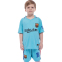 Форма футбольна дитяча з символікою футбольного клубу BARCELONA MESSI 10 виїзна 2018 SP-Planeta CO-7116 6-14 років блакитний