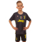 Форма футбольна дитяча з символікою футбольного клубу JUVENTUS RONALDO 7 виїзна 2019 SP-Planeta CO-8027 6-14 років чорний