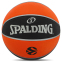 М'яч баскетбольний гумовий SPALDING TF 150 EURO TURK 84506Z розмір 7 чорний-помаранчевий