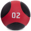 М'яч медичний медбол Zelart Medicine Ball FI-2824-2 2кг чорний