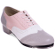 Туфли для степа и чечетки Zelart DN-3684 размер 34-45 серый-розовый