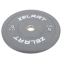 Блины (диски) бамперные для кроссфита резиновые d-52мм Zelart TA-7797-5 5кг серый