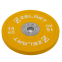 Блини (диски) бамперні для кросфіту гумові d-52мм Zelart TA-7798-15 15кг жовтий