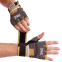 Перчатки-бинты внутренние гелевые для бокса и единоборств EVERLAST P00000739 EverGel S-M серый-желтый