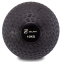 М'яч набивний слембол для кросфіту рифлений Zelart SLAM BALL FI-7474-10 10кг чорний