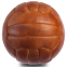 Мяч футбольный Leather VINTAGE F-0255 №5 коричневый